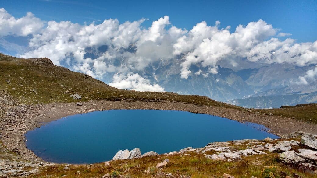View of Bhrigu Lake Trek