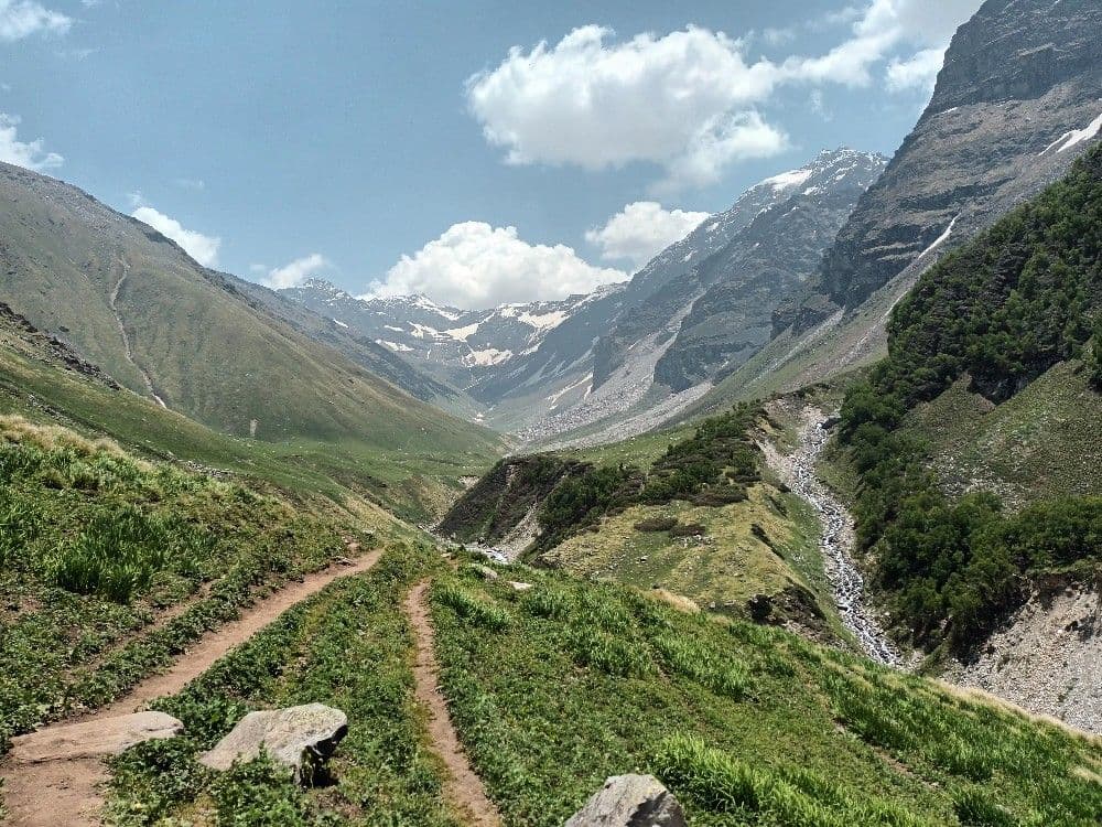 View of Buran Ghati Trek