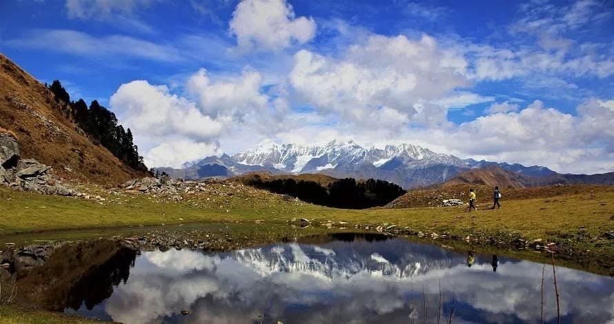 View of Dayara Bugyal Trek